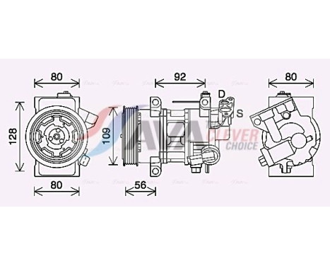 Kompressor, klimatanläggning