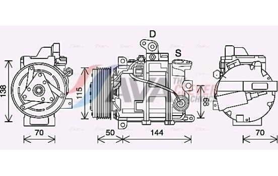 Kompressor, klimatanläggning