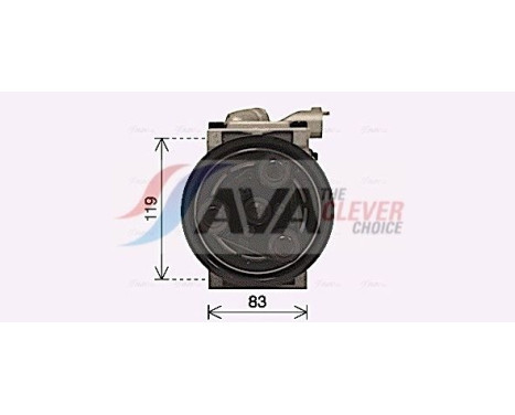 Kompressor, klimatanläggning, bild 2