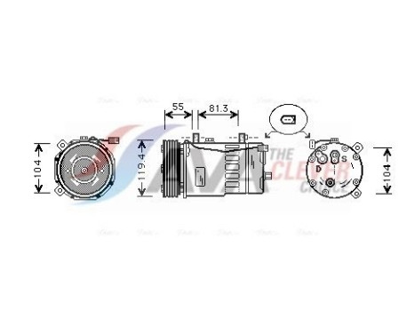 Kompressor, klimatanläggning