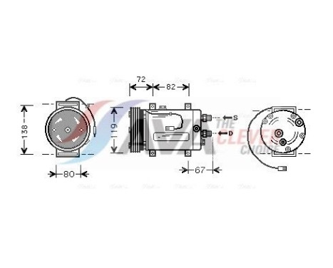 Kompressor, klimatanläggning