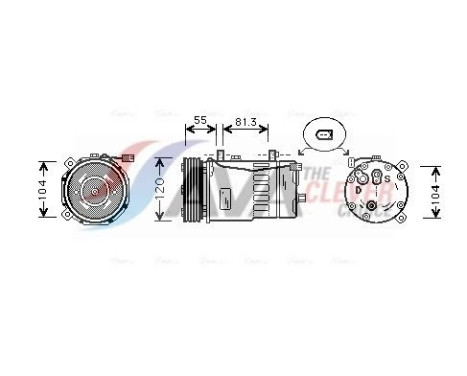 Kompressor, klimatanläggning