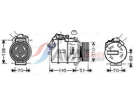 Kompressor, klimatanläggning