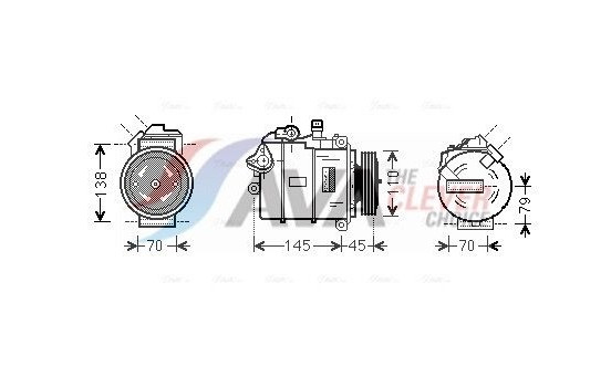 Kompressor, klimatanläggning
