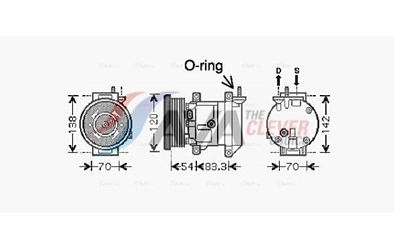 Kompressor, klimatanläggning