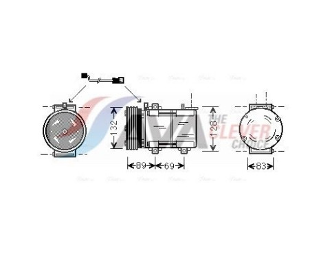 Kompressor, klimatanläggning