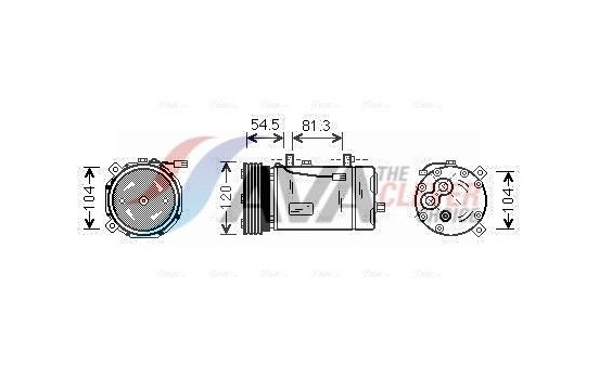 Kompressor, klimatanläggning