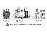 Kompressor, klimatanläggning