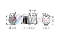 Kompressor, klimatanläggning