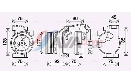 Kompressor, klimatanläggning