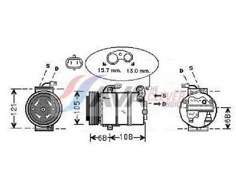 Kompressor, klimatanläggning