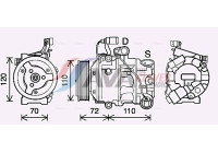 Kompressor, klimatanläggning