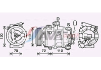 Kompressor, klimatanläggning