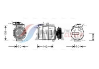 Kompressor, klimatanläggning