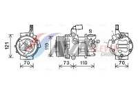 Kompressor, klimatanläggning