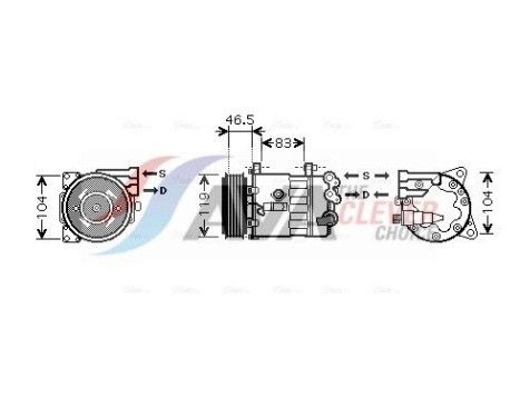 Kompressor, klimatanläggning