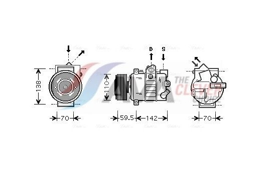 Kompressor, klimatanläggning