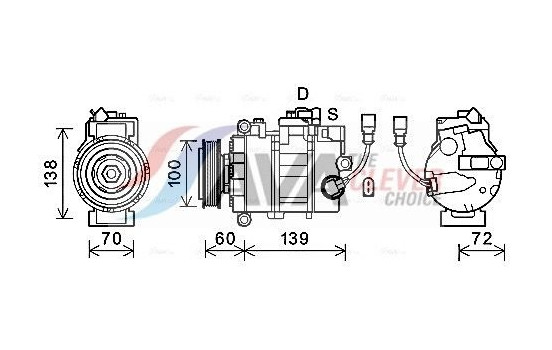 Kompressor, klimatanläggning