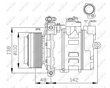 Kompressor, luftkonditionering EASY FIT, bild 6