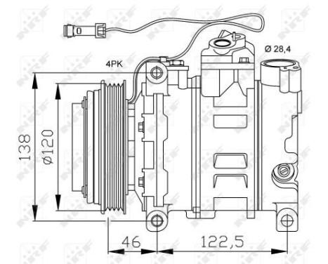 Kompressor, luftkonditionering EASY FIT, bild 5