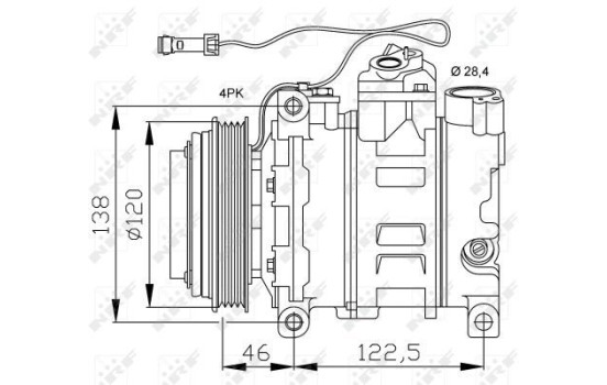 Kompressor, luftkonditionering EASY FIT, bild 5