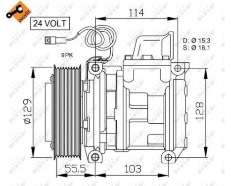 Kompressor, luftkonditionering EASY FIT, bild 3