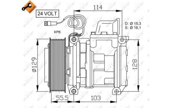 Kompressor, luftkonditionering EASY FIT