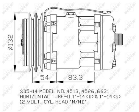 Kompressor, luftkonditionering EASY FIT, bild 3