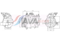 Kompressor, luftkonditionering ** SMART PASSFORM **