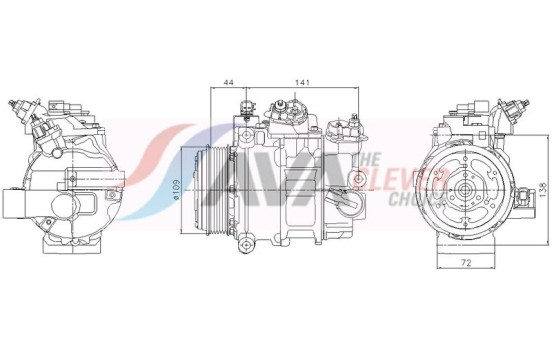 Kompressor, luftkonditionering ** SMART PASSFORM **
