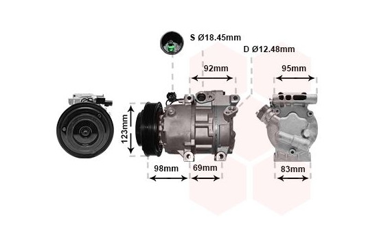 Kompressor, luftkonditionering