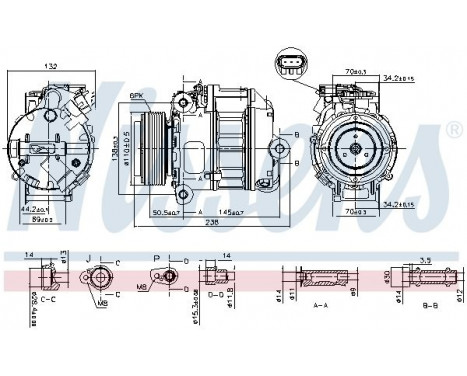 Kompressor, luftkonditionering, bild 6