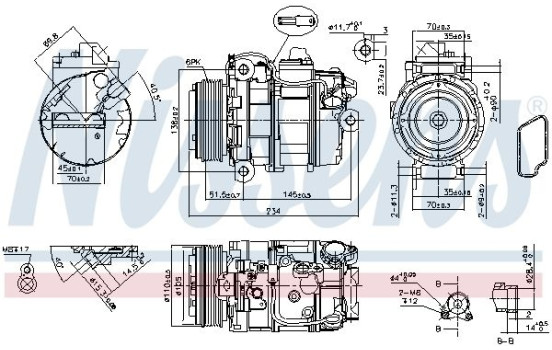 Kompressor, luftkonditionering, bild 6