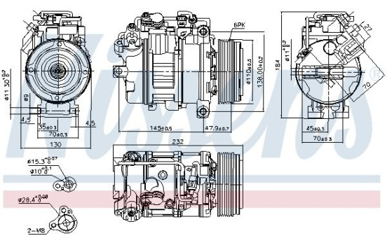 Kompressor, luftkonditionering, bild 7