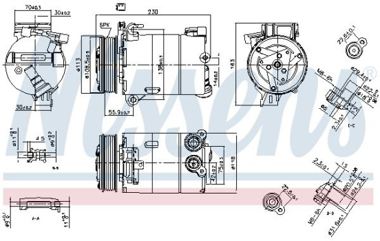 Kompressor, luftkonditionering, bild 6