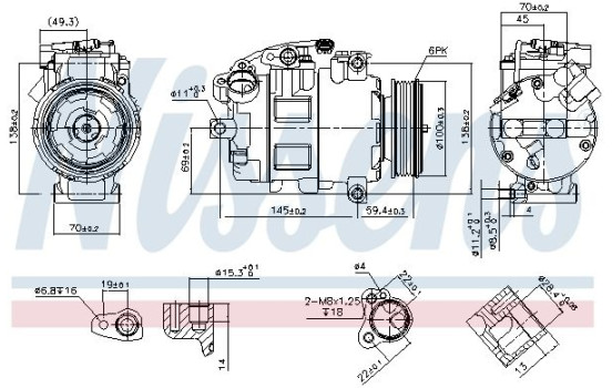 Kompressor, luftkonditionering, bild 6