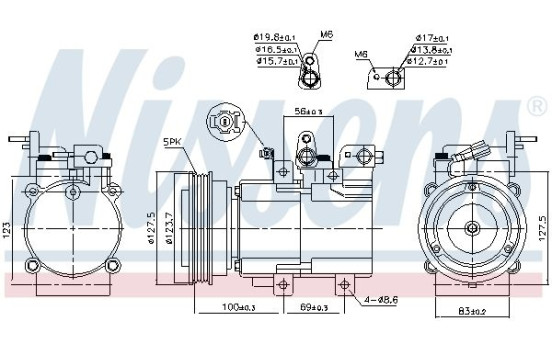 Kompressor, luftkonditionering, bild 7