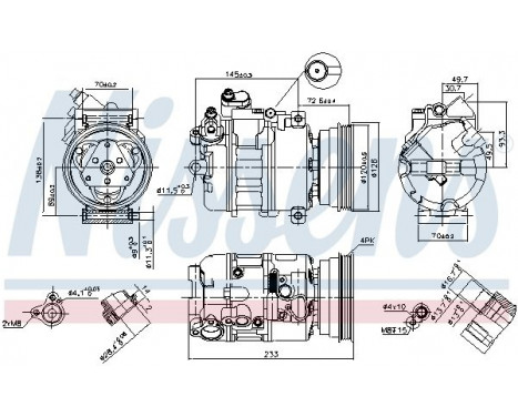 Kompressor, luftkonditionering, bild 6