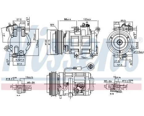 Kompressor, luftkonditionering, bild 6