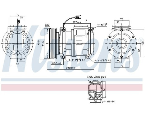Kompressor, luftkonditionering, bild 6