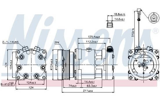 Kompressor, luftkonditionering, bild 5