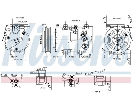 Kompressor, luftkonditionering, bild 6