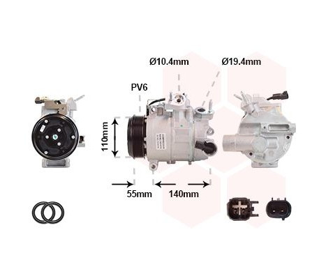 Kompressor, luftkonditionering