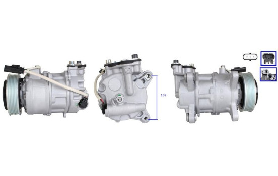 Kompressor, luftkonditionering