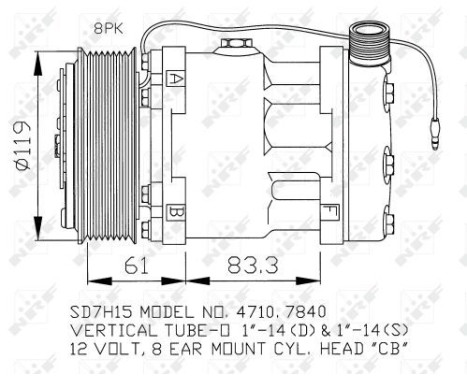 Kompressor, luftkonditionering, bild 6