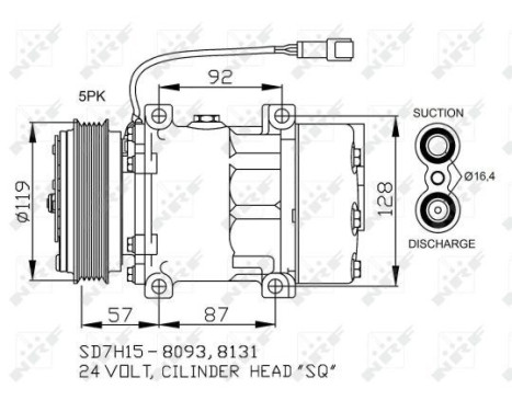 Kompressor, luftkonditionering, bild 4