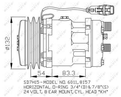 Kompressor, luftkonditionering, bild 4