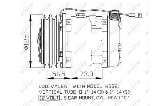 Kompressor, luftkonditionering, bild 2