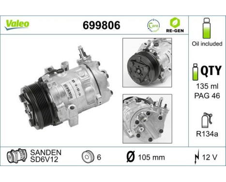 Kompressor, luftkonditionering, bild 2