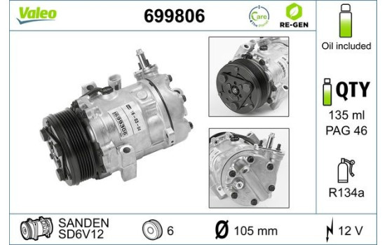 Kompressor, luftkonditionering, bild 2